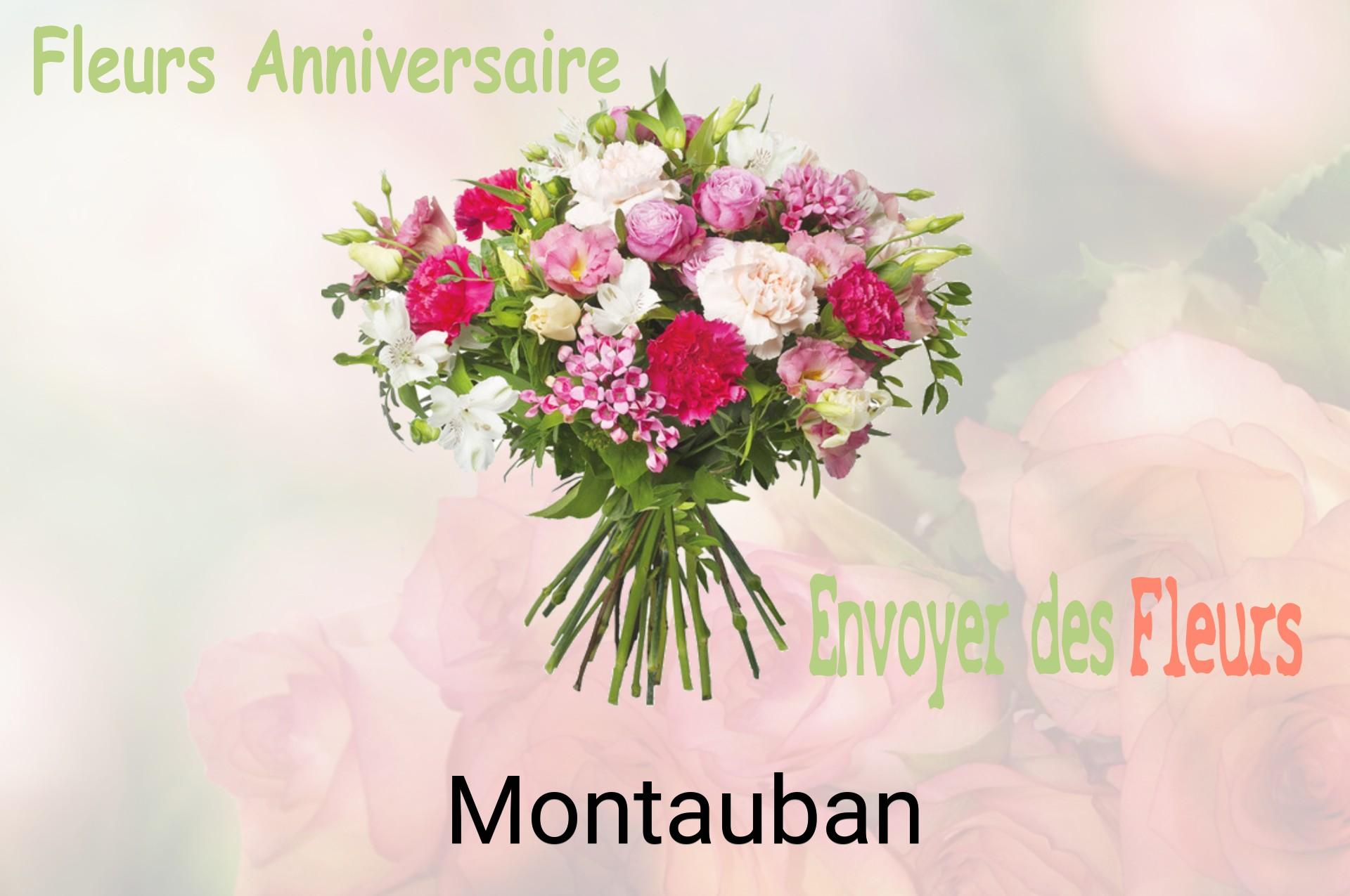 Bouquet de fleurs d’anniversaire livré à Montauban